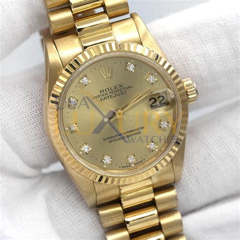 10 10 31 rolex|Rolex datejust 31 yellow gold.